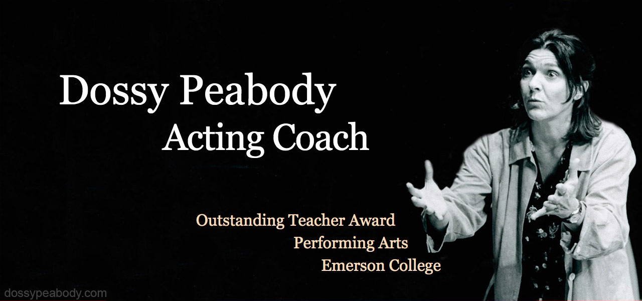 Dossy Peabody, outstanding teacher award for performing arts at Emerson College